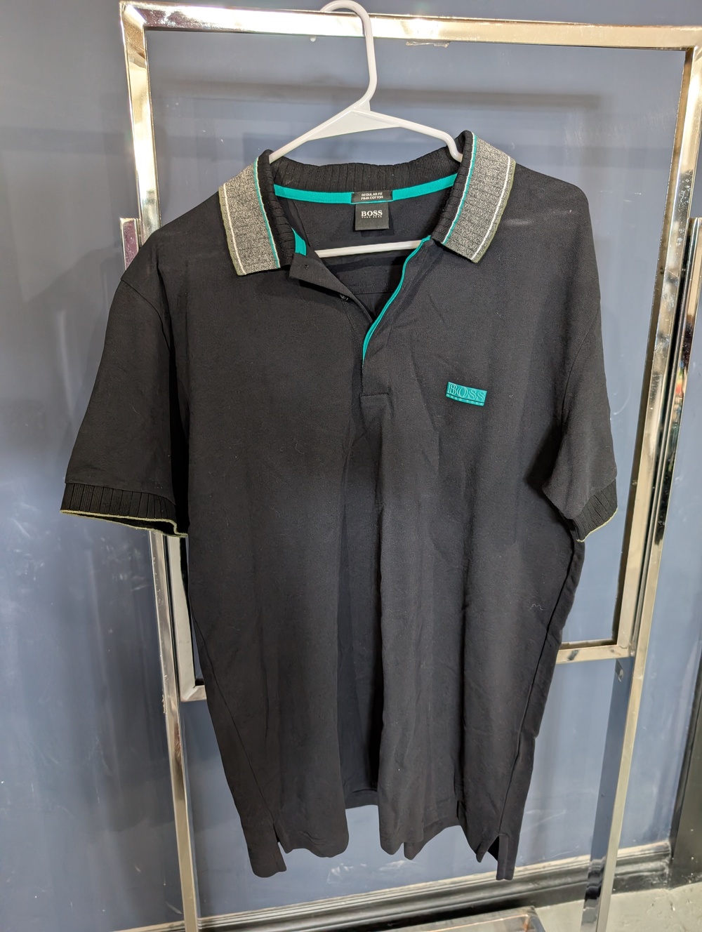 Hugo Boss Regular Fit Pima Cotton Polo Shirt, Size L